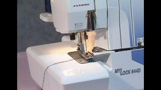 Janome MyLock 644D  744D Overlocker Video