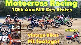 Motocross Racing 10th Ann MX Des States Waldo Fl. Vintage Yamaha Suzuki Honda Can-am