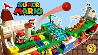 レゴで作ったスーパーマリオのアスレチックゲームをクリアせよ！LEGO Super Mario Ultimate Marble Run Action Game Machines