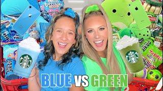 BLUE 🫐 VS GREEN  TARGET SHOPPING CHALLENGE