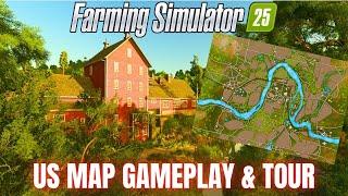 NEW US MAP TOUR & FIRST LOOK - Farming Simulator 25