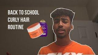 BACK TO SCHOOL CURLY HAIR ROUTINE 2018  Daily Routine  MakeItRainey