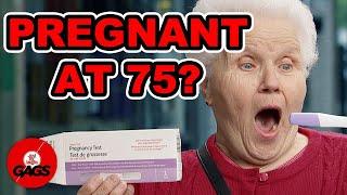 Pregnant At 75 Years Old  Just For Laughs Gags