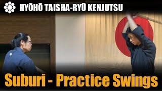 Suburi - sword practice swing