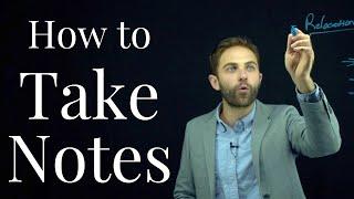 Lecture #11  Taking Notes Effectively - which words should you write down?