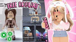 testing TIKTOK ROBUX HACKS to see if i can get free robux