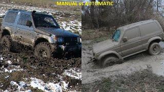 Mitsubishi Pajero Off road  Manual vs Automatic