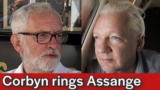 Jeremy Corbyns phone call with Julian Assange as Wikileaks founder is freed