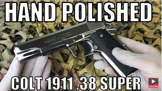 Colt 1911 .38 Super High Polish Stainless Steel - Gunbroker Penny Auction -- New World Ordnance