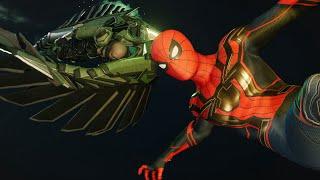 Spider-Man Fights Vulture and Electro Hybrid Spider Suit - Marvels Spider-Man Remastered PS5