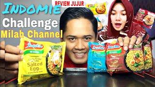 Indomie Premium Collection Challenge dengan Milah Channel