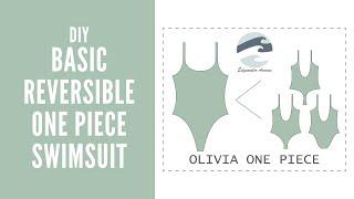 DIY Basic Reversible One Piece Swimsuit  Olivia One Piece  Edgewater Avenue