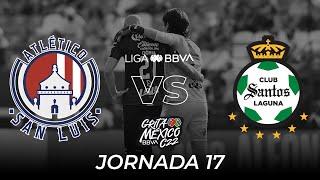 Resumen y Goles  San Luis vs Santos  Liga BBVA MX  Grita México C22 - Jornada 17