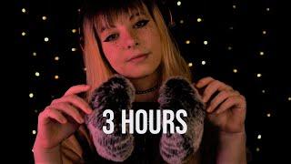 ASMR  3 HOURS layered fluffy mic softest sounds for deep sleep no talking