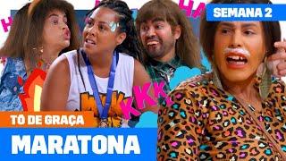 MARATONE a segunda semana da NOVA TEMPORADA de TÔ DE GRAÇA  ️  Humor Multishow