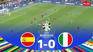 SPAIN vs ITALY  Group Stage - UEFA EURO 2024 Full Match