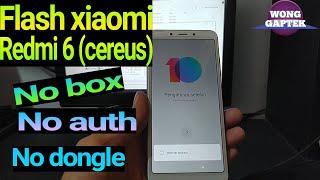 Flash Redmi 6  redmi 6 cereus flash via sp flashtool