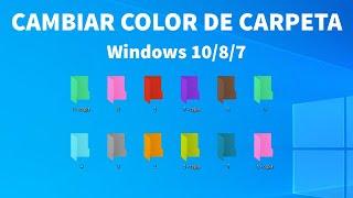 Cambiar COLOR de Carpeta en Windows 10 Windows 8 y Windows 7