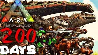 I Had 200 Days to Beat Alpha Overseer  Ark Survival Evolved  The Island