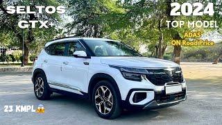 KIA Seltos GTX Plus 2024 Top Model  Detailed Review with On Road & Accessories Pricing-Test Drive