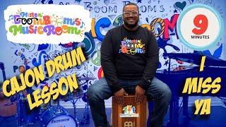 How to Play the Cajon Drum for Kids & Beginners with Mister Boom Boom  I Miss Ya Song