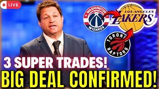 FINALLY CONFIRMED LAKERS FINALIZE BIG TRADE WITH WIZARDS AND RAPTORS TODAYS LAKERS NEWS