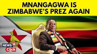 Zimbabwe Elections 2023 Results Zimbabwe’s President Mnangagwa Wins Second Term  News18 News N18V