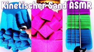 Kinetischer Sand ASMR - Schneiden zerkleinern zerdrücken - Befriedigend und entspannend