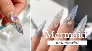 Mermaid Nails Tutorial  Glow in the dark nails