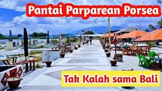 Pesona Pantai Pasir  Putih Parparean Porsea Kabupaten Toba Samosir  Sumatera Utara