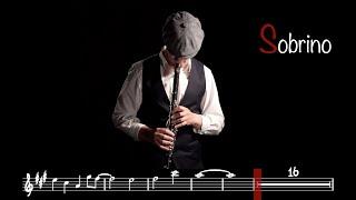 LA VIE EN ROSE - ZAZ - GYPSY JAZZ - SOBRINO CLARINET COVER WITH SHEET MUSIC