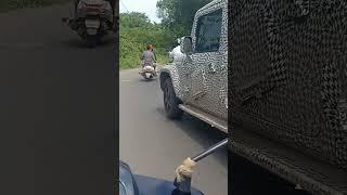 Mahindra Thar 4x4  5 Door Spotted During Testing in Pune  #shorts