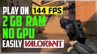 LAG FIX  Valorant on Low end pc Valorant Ultimate FPS Boost Guide  2022