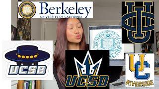 How I got into UC Berkeley UCSB UCSD UCI UCR stats extracurriculars essays