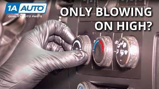 Car or Truck Fan Only Works on High? These Parts Can Help You Stay Warm or Cool in Your Vehicle