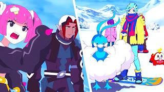 Grusha Roy and Dot vs Sango and Onyx - Full Battle  Pokemon AMV