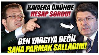 Ekrem İmamoğlundan AKPli Bakana Tarihi Cevap Ben Yargıya Değil Sana Parmak Salladım