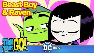 Teen Titans Go  Raven And Beast Boy Love Story  DC Kids