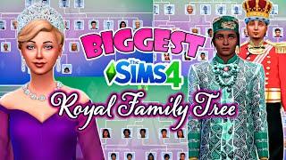 MY BIGGEST FAMILY TREE  The Sims 4 The Royal Family  S2 Part 81