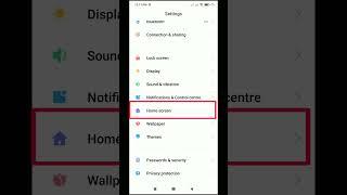 How To Lock Home Screen Layout in Redmi  #shorts #homescreen