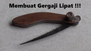 How to Make A Mini Folding Pruning Saw at Home