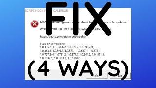 GTA 5 - How To Fix Script Hook V Critical Error 4 ways