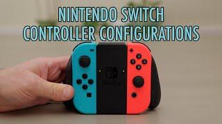 Nintendo Switch Controller Configurations for single or 2 player games #nintendoswitch #gaming