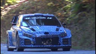 CRAZY New Hyundai I20 Rally 1 wrc 2022 Test in Italy  Flat out & Pure Sound