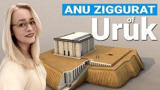 Anu Ziggurat Of Uruk White Temple To Sky God Anu In Mesopotamia. Oldest City On Earth Warka Iraq