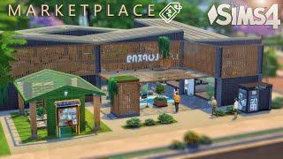  MarketPlace  Cafeteria  noCC THE SIMS 4  Stop Motion