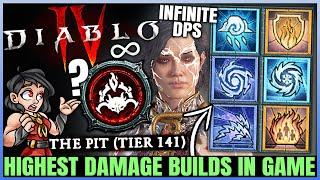 Diablo 4 - New Top 5 Best HIGHEST DAMAGE Season 4 Sorcerer Builds Pit Best Build Guide & More