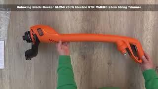 Unboxing Black+Decker GL250 250W Electric STRIMMER® 23cm String Trimmer - Bob The Tool Man
