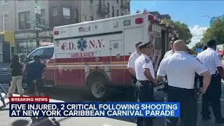 5 shot after gunman opens fire into crowd along New York Caribbean Carnival parade