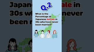 Percentage of single people  Fact about Japan #factaboutjapan #livinginjapan #shorts